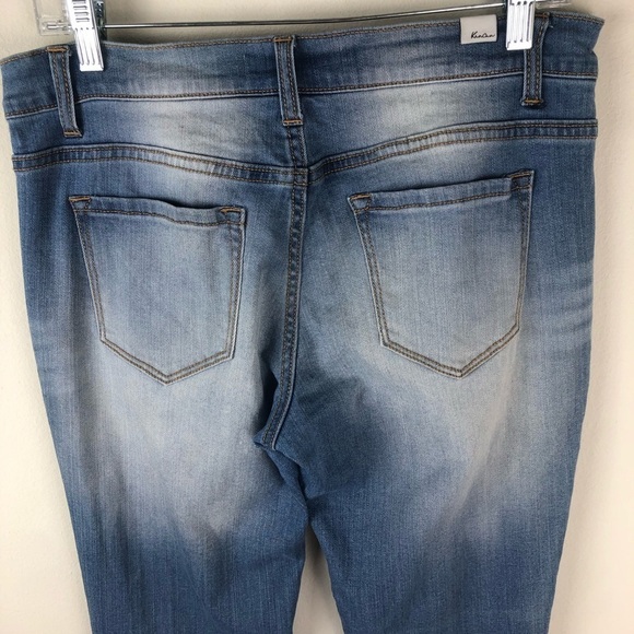 KanCan- Soft cropped distressed front jeans size 7 - Picture 8 of 13